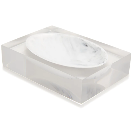 [172159-BB] Ducale Soap Dish White