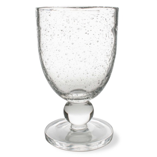 [149778-BB] Bubble Glass Goblet Clear