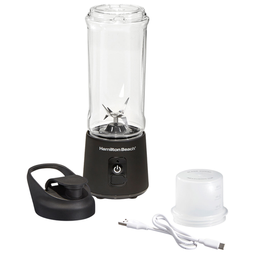 [172521-BB] Hamilton Beach Cordless Portable Blender Black