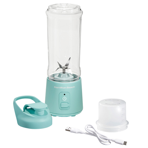 [172523-BB] Hamilton Beach Cordless Portable Blender Aqua
