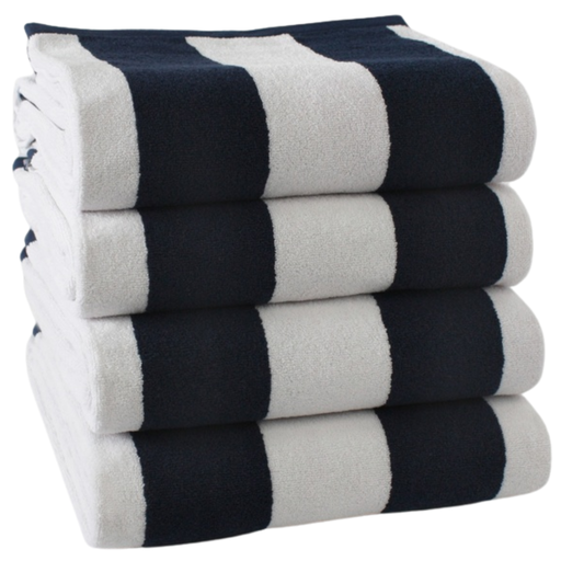 [150653-BB] Beach Club Towel Navy