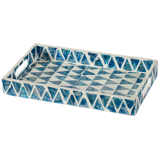 [172704-BB] Decorative Rectangular Tray 14in