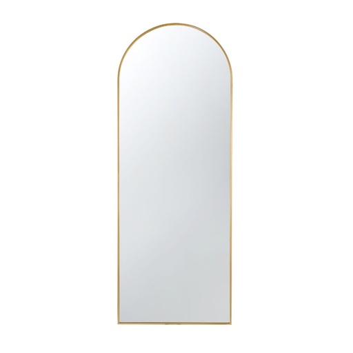 [172714-BB] Celine Gold Arch Wall Mirror 28x74in