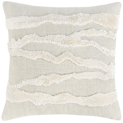 [173124-BB] Passage Ivory Pillow 22x22in