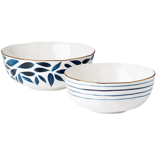 [173232-BB] Lenox Blue Bay Nesting Bowls