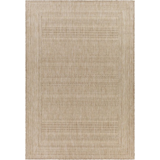 [173253-BB] Tuareg Tan Indoor Outdoor Rug 5ft x 7ft