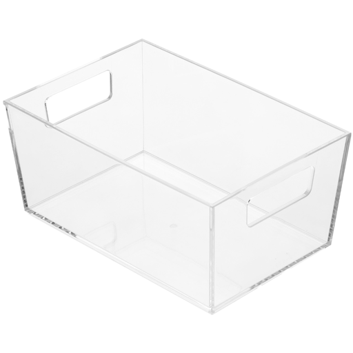 [173312-BB] Clarity Vanity Bin Small Clear