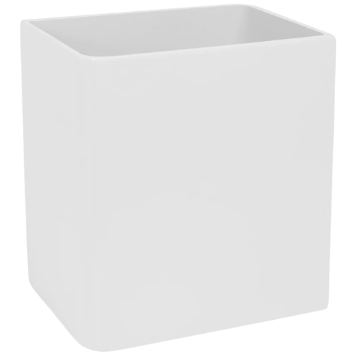 [173319-BB] Lacca Waste Basket White