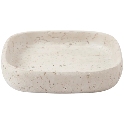 [173322-BB] Aman Soap Dish Ivory