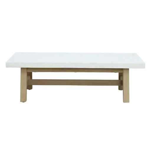[173329-BB] Bali Coffee Table with Terrazzo Top