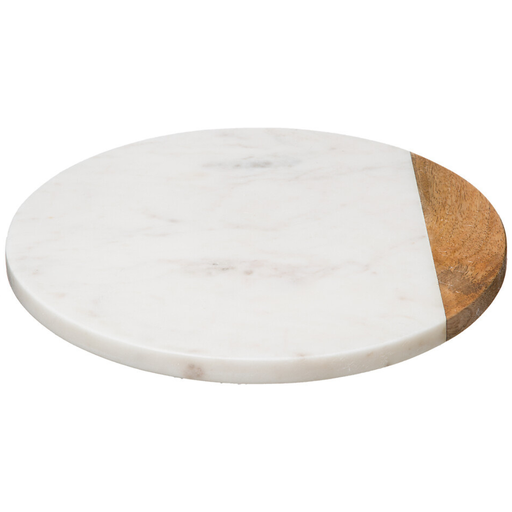 [173359-BB] Lazy Susan Marble Tray 12in