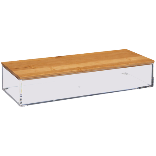 [173387-BB] Selena Storage Box with Bamboo Lid 10in