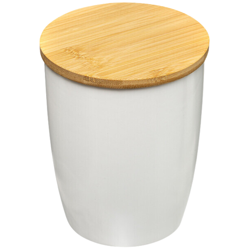 [173393-BB] Ceramic Jar with Bamboo Lid 0.85L