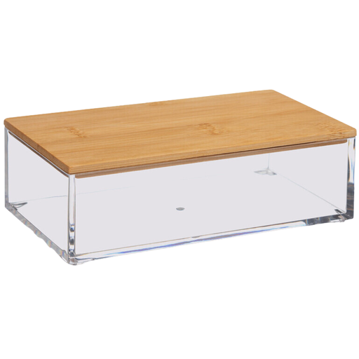 [173417-BB] Selena Storage Box with Bamboo 6in