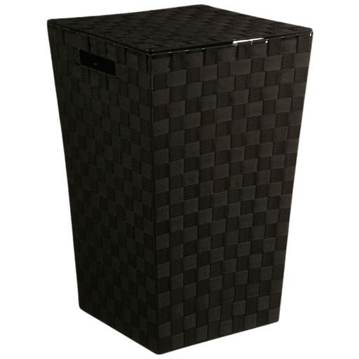 [173427-BB] Rectangular Laundry Basket Black