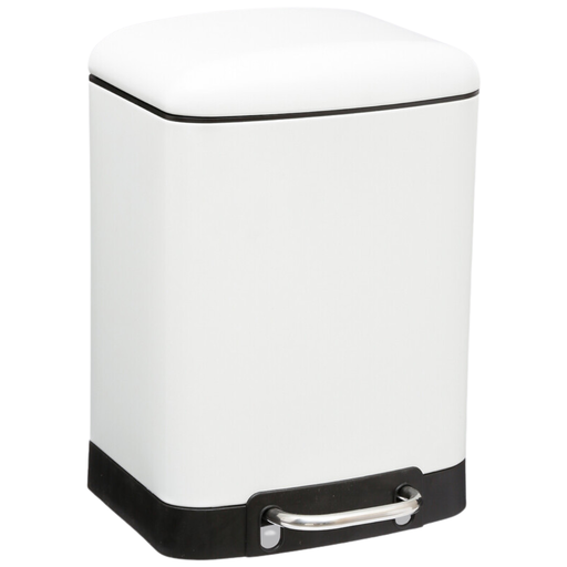 [173446-BB] Ariane Soft Close Step Can White 6L