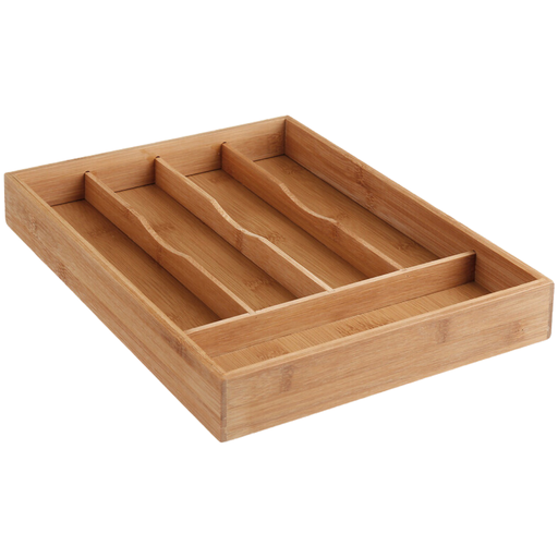 [173464-BB] Bamboo Cutlery Tray