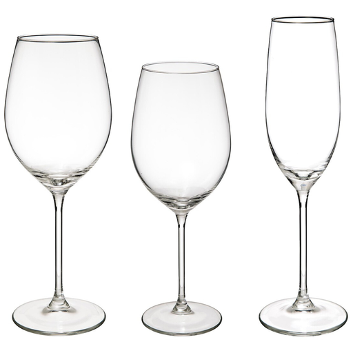 [173511-BB] Lina Deluxe Glassware Set 18pc