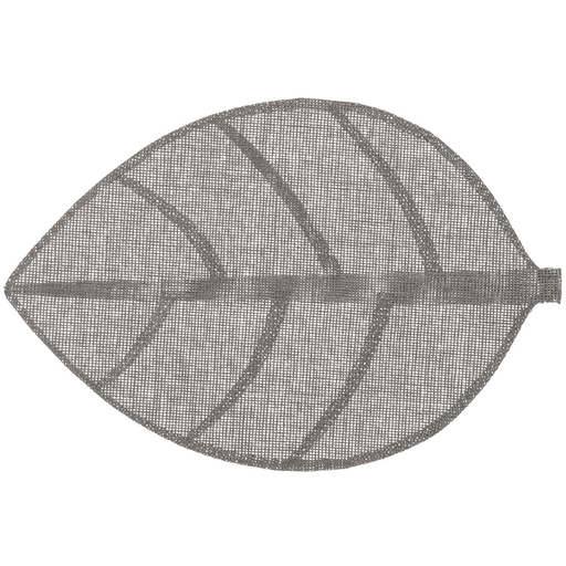 [173545-BB] Leaf Placemat Grey