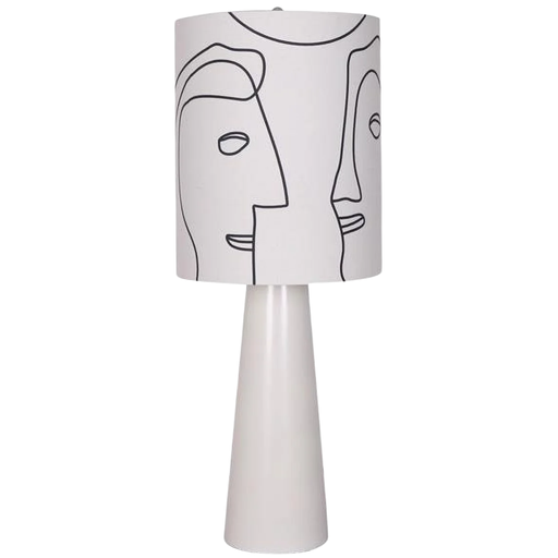 [173730-BB] Modern Face Table Lamp 34in