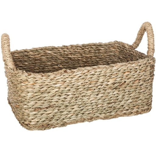 [173772-BB] Killian Natural Square Basket Medium