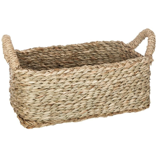 [173773-BB] Killian Natural Square Basket 11.4in