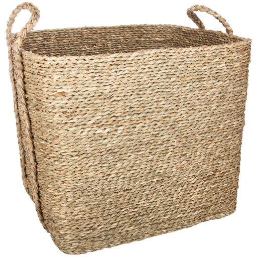 [173777-BB] Killian Natural Rectangular Basket Large