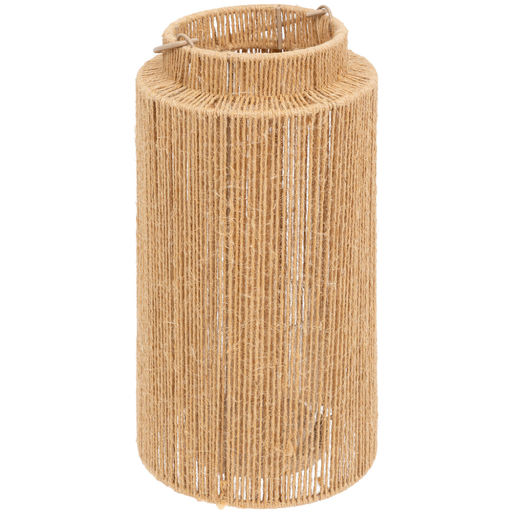 [173808-BB] Sisal Lantern 7.9in
