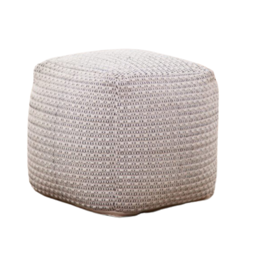 [174050-BB] Hakim Handwoven Pouf