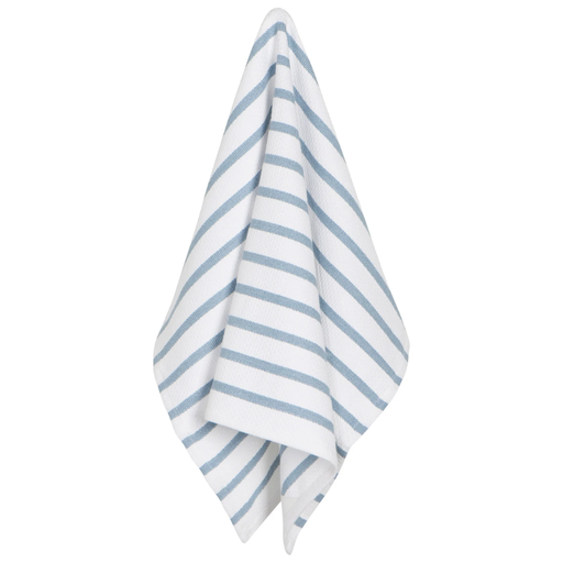 [174089-BB] Basketweave Dishtowel Slate Blue