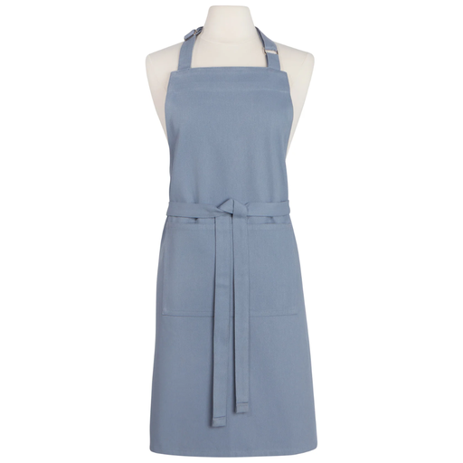 [174093-BB] Chef's Apron Slate Blue