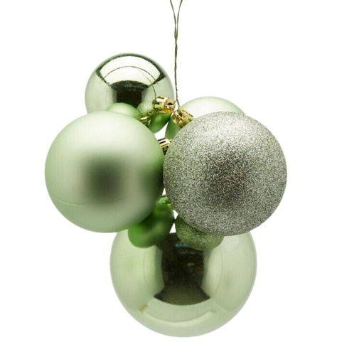 [174478-BB] Light Green Ornament Cluster