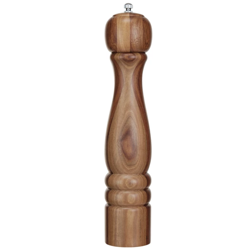[174684-BB] Acacia Wood Salt & Pepper Mill 12in