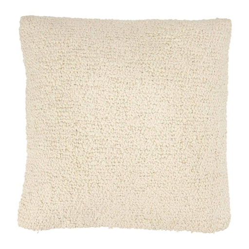[174699-BB] Cotton Boucle Pillow Cream  20in