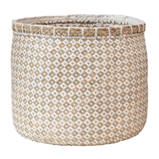 [174734-BB] Round Seagrass Baskets 11.75in