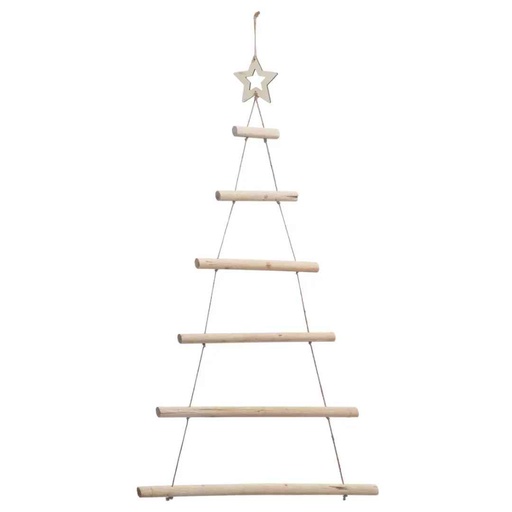 [174784-BB] White Birchwood Hanging Tree 38in