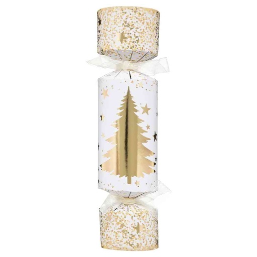 [174797-BB] Gold Tree Christmas Crackers 6pc