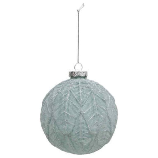 [174829-BB] Frosted Green Ornament 4in