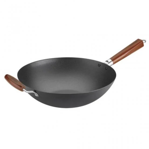 [174869-BB] Cuisinart 14in Pre-Seasoned Wok With Helper Handle 