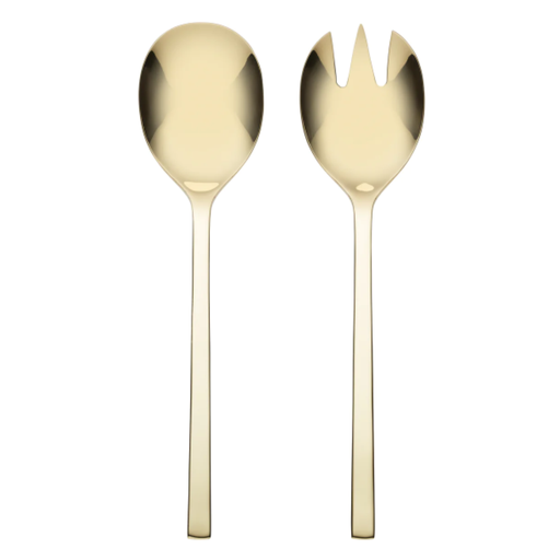 [174916-BB] Oneida Allay Champagne Salad Server Set 2pc