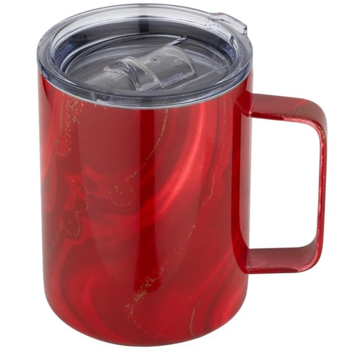 [174923-BB] Geo Coffee Mug 16oz Red