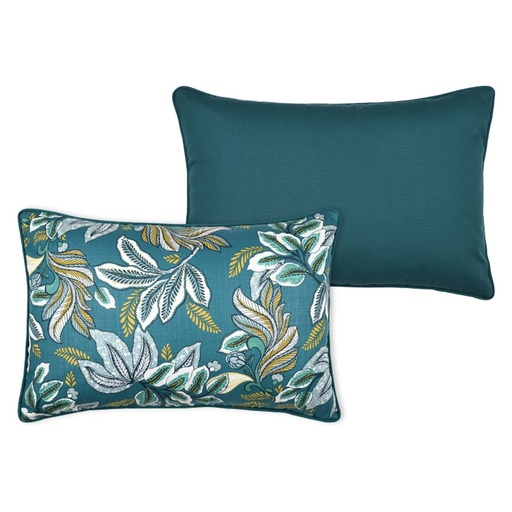 [175162-BB] Mahuru Pillow Teal 18in x 24in