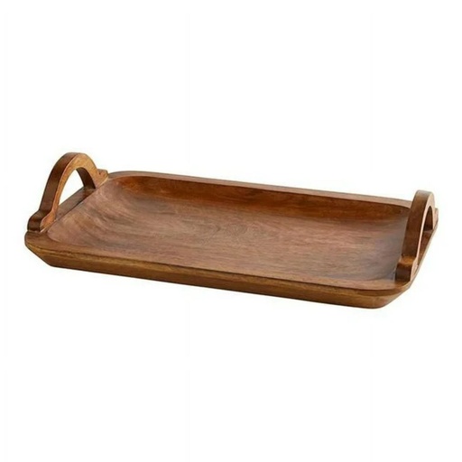 [175413-BB] Wooden Tray With Handles 16in