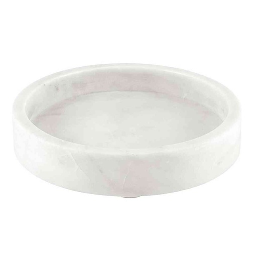 [175415-BB] Marble Candle Tray 8in