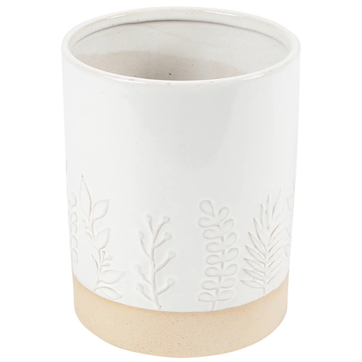 [175673-BB] Botanical Utensil Holder Natural 7in
