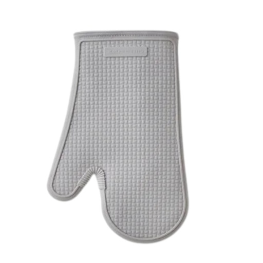 [175682-BB] Textured Silicone Oven Mitt Grey
