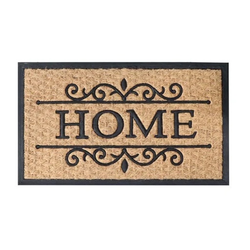 [175683-BB] Home Scroll Coir Mat Natural
