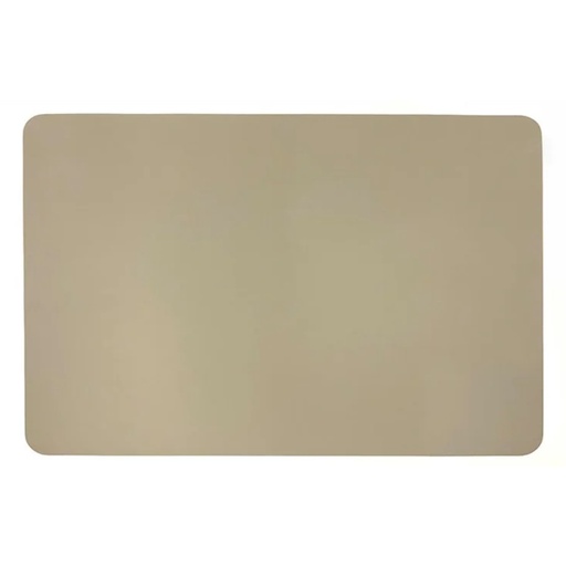 [175686-BB] Studio Leather Rectangle Placemat Stone
