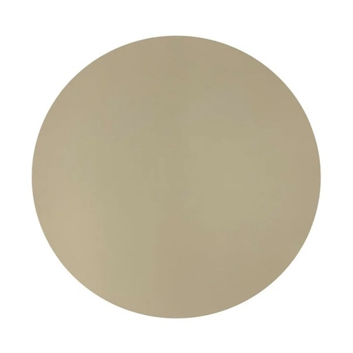 [175687-BB] Studio Leather Round Placemat Stone
