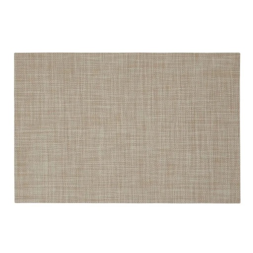 [175695-BB] Linen Vinyl Placemat Tan
